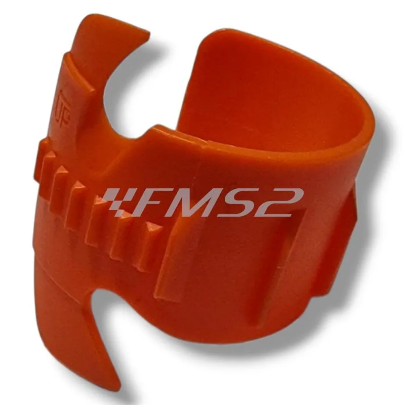 Attrezzo pulizia paraoli e parapolvere forcelle da ø 45mm a ø 55mm di colore arancione, ricambio AT2270A