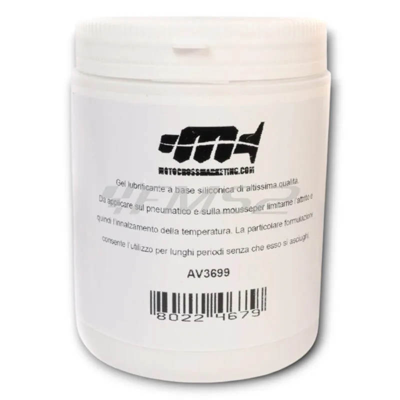 Gel lubrificante per mousse a base siliconica - confezione da 1kg, ricambio AV3699