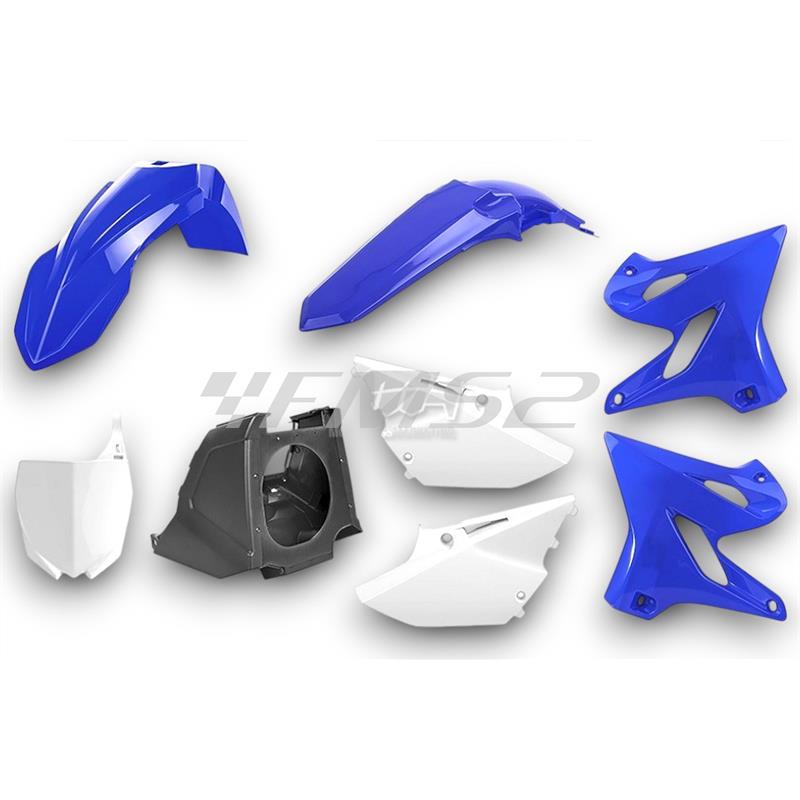 Kit plastiche Polisport replica Yamaha YZ 125 e YZ 250 prodotti dal 2002 al 2014 portandoli come restyling alla versione dal 2015 al 2021, ricambio P90716