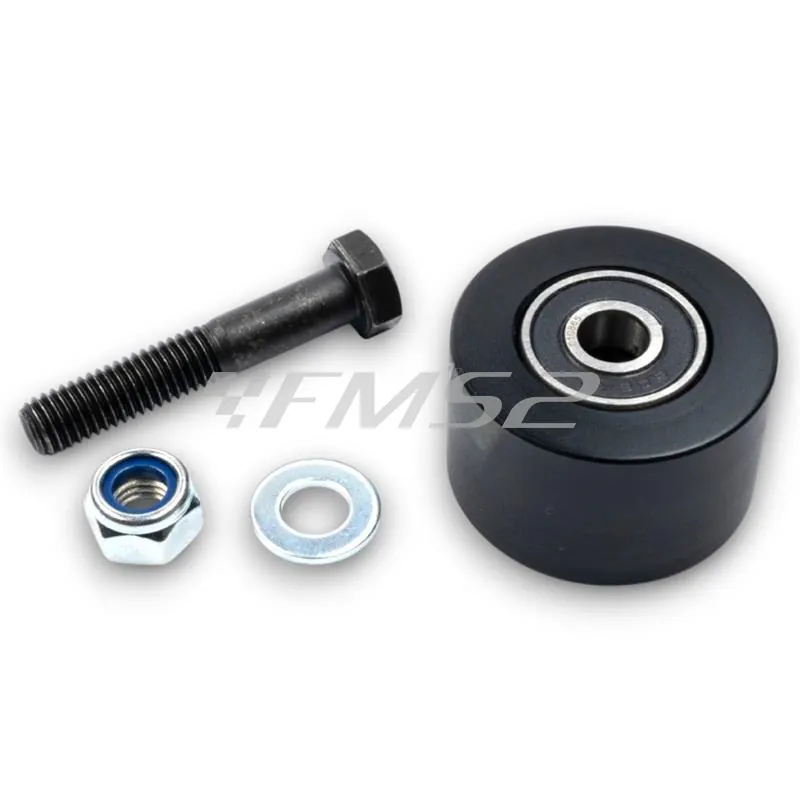 Rullo passa catena superiore o inferiore Bearingworx completo di vite fissaggio per Honda e Kawasaki 250 e 450 cc prodotte dal 2005 in poi, ricambio XCRL30006