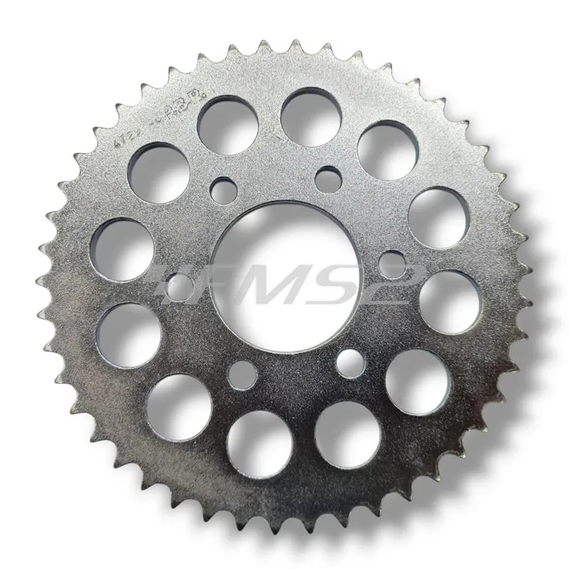 Kit Pignone, corona, catena PBR con corona acciaio Z46, pignone acciaio Z13 e catena EK passo 428 DEH con 130 maglie per Keeway 125 RKF prodotte dal 2017 al 2020, ricambio EK248