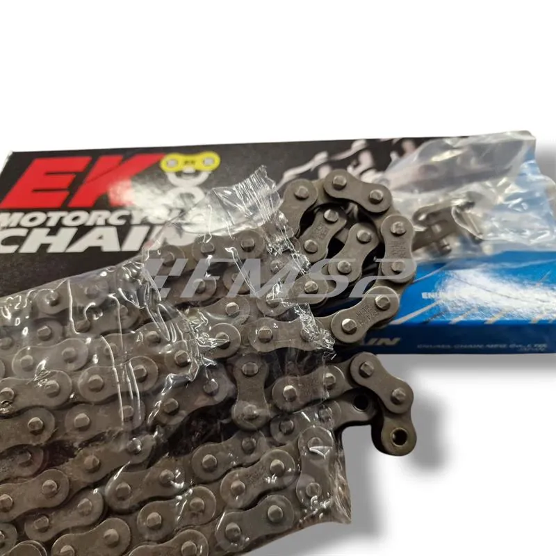 Kit Pignone, corona, catena PBR con corona acciaio Z46, pignone acciaio Z13 e catena EK passo 428 DEH con 130 maglie per Keeway 125 RKF prodotte dal 2017 al 2020, ricambio EK248