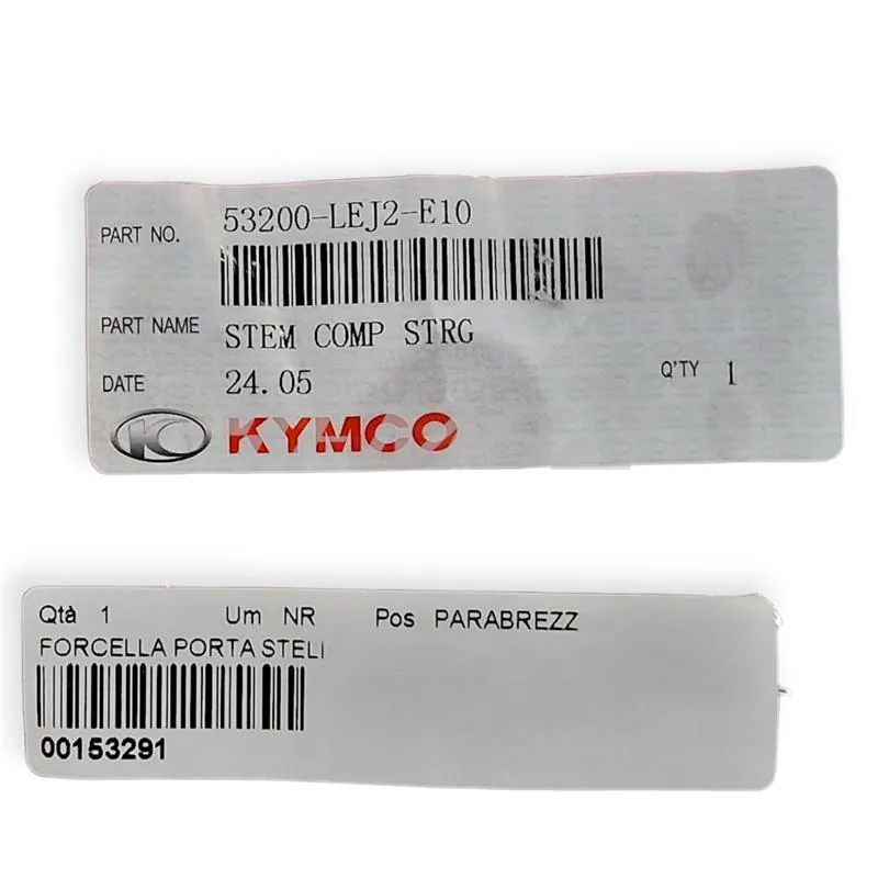 Forcella porta steli, originale kymco ricambio 00153291