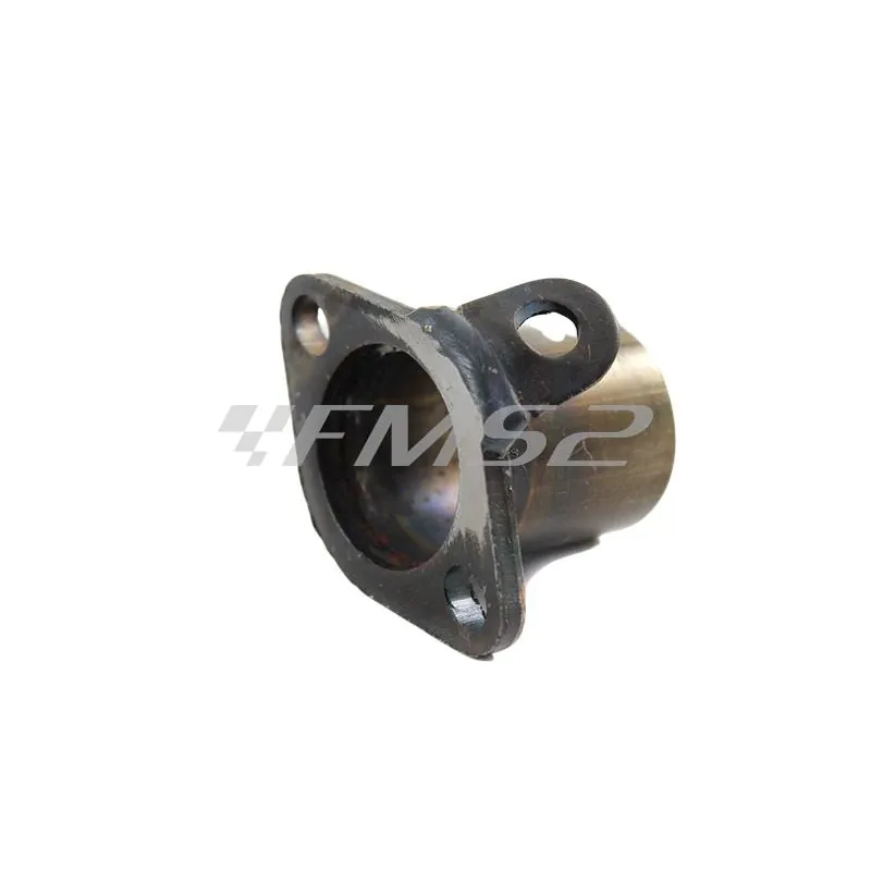 Collettore scarico Polini per marmitte scooter con motore Minarelli orizzontale aria e liquido 70 cc, ricambio 2160006