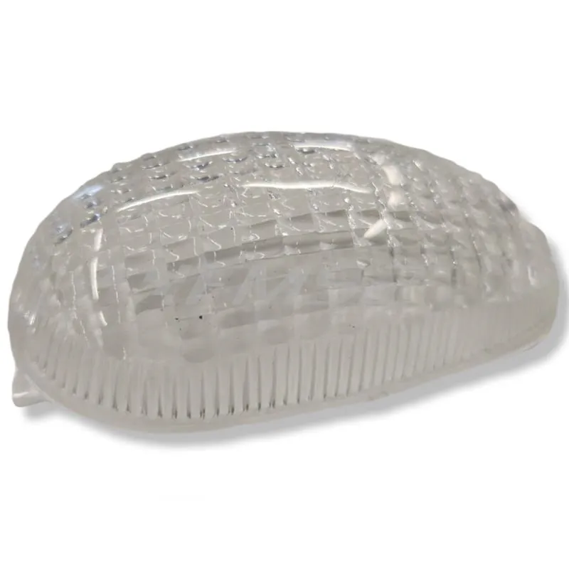 Lente gemma freccia anteriore destra per scooter Gilera Typhoon di colore bianca trasparente (RMS, Kenda, Duro), ricambio 246470075