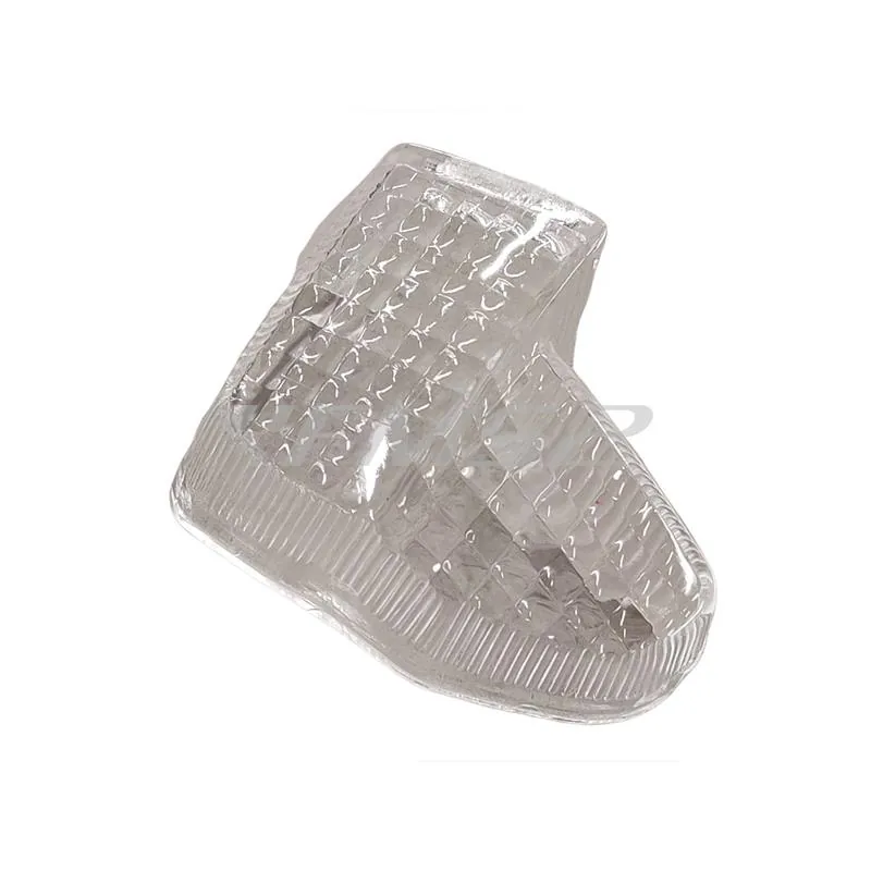 Lente gemma freccia posteriore sinistra RMS per scooter MBK Booster Spirit 50 dal 1999 al 2003 di colore bianco trasparente, ricambio 246470195