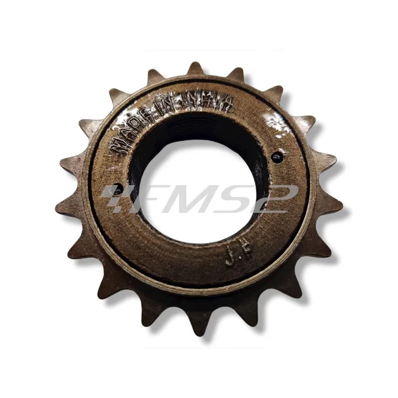 Ruota libera a scatto con Z18 denti tutte sfere per ciclomotori Piaggio Ciao, SI, Bravo, SuperBravo, Boss, Grillo, CBA, ricambio 525260140