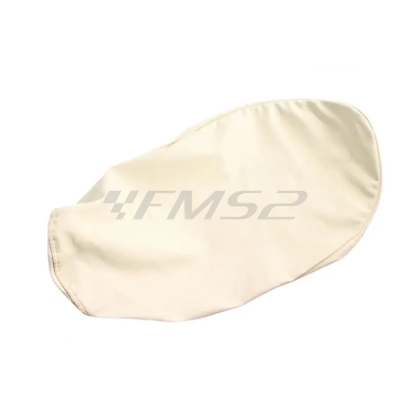 Coprisella spaam in pelle di colore bieige per le selle spaam codice s3107 e s3110 Vespa 125 Primavera e 125 ET3, ricambio 6506B