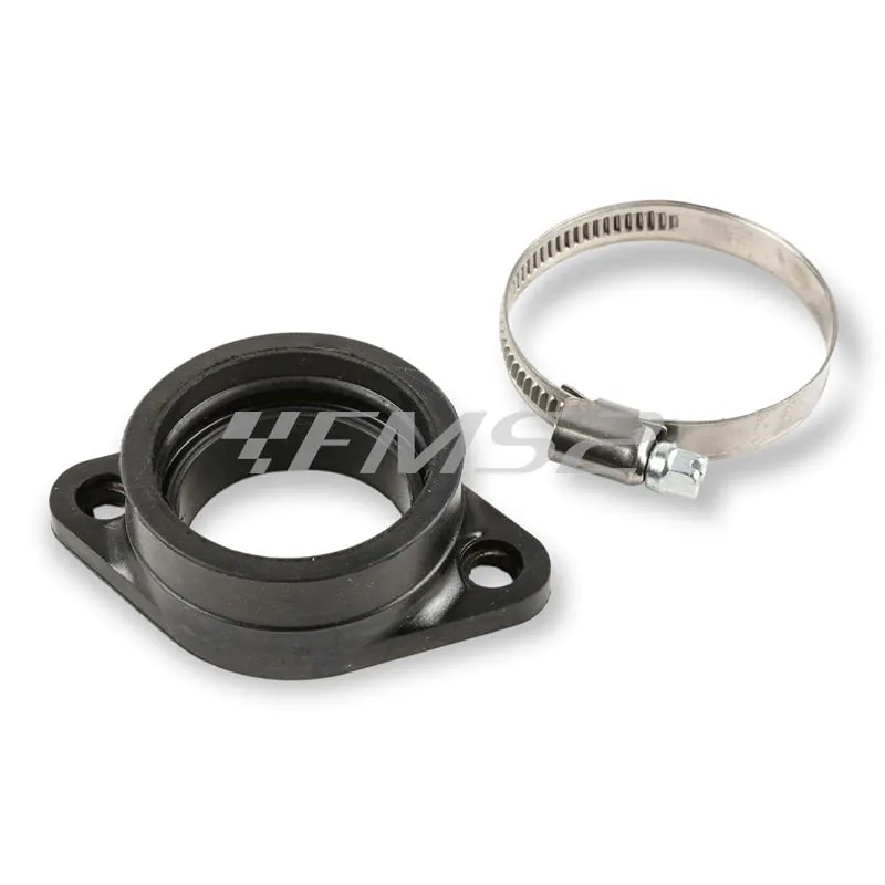 Collettore in gomma con diametro 35 mm per utilizzo con collettore in alluminio stage 6 adatto per il montaggio con carburatori con imbocco da 40 mm, ricambio S632ET034