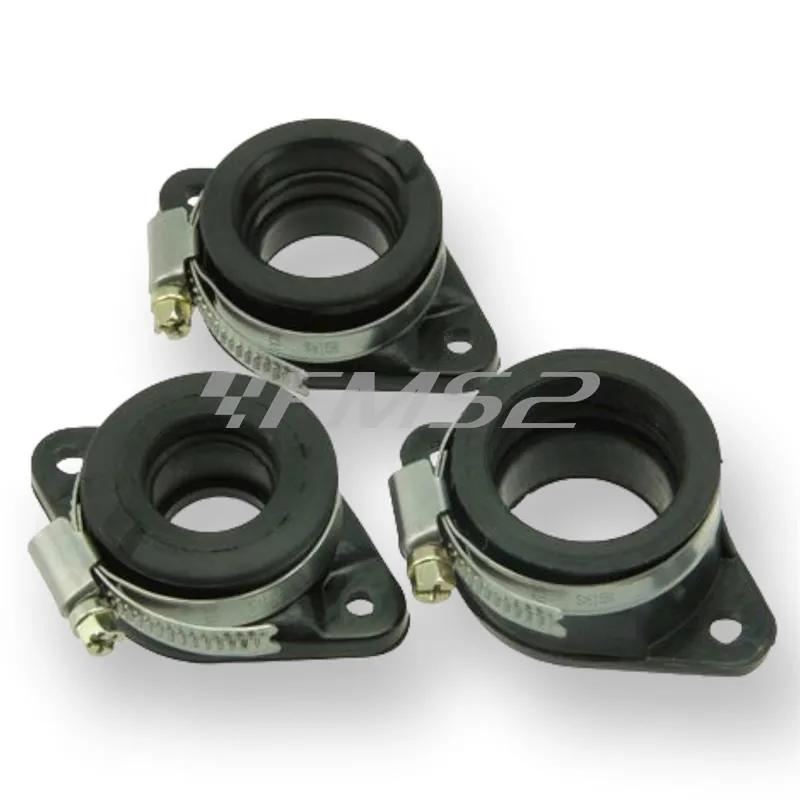 Collettore in gomma con diametro 35 mm per utilizzo con collettore in alluminio stage 6 adatto per il montaggio con carburatori con imbocco da 40 mm, ricambio S632ET034