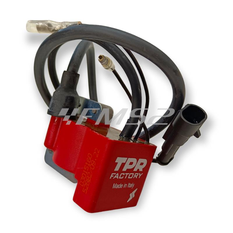 Accensione a rotore interno Top Performance TPR Factory per motori Minarelli AM6 1° e 2° serie e motori Derbi tutte le versioni D50B0, EBS050, EBE050, ricambio 99ARI0100