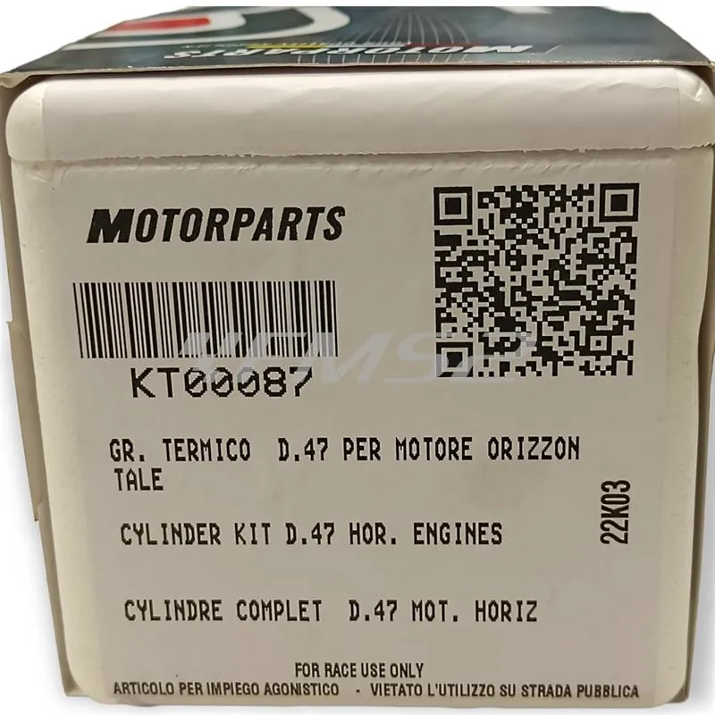 Motore gruppo termico kit diametro 47 per motore orizzontale, ricambio KT00087