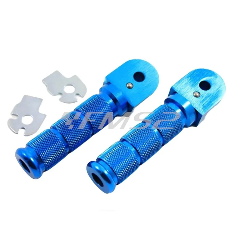 Riposa piedi posteriori alluminio speedfight blu, ricambio T360026