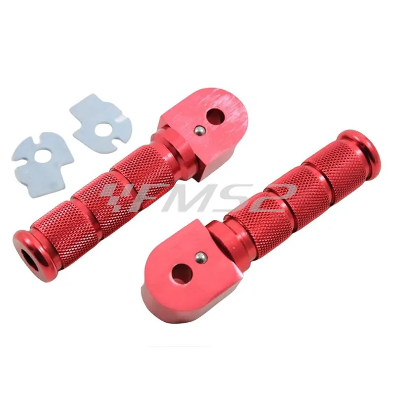 Riposa piedi posteriori alluminio speedfight rosso, ricambio T360027