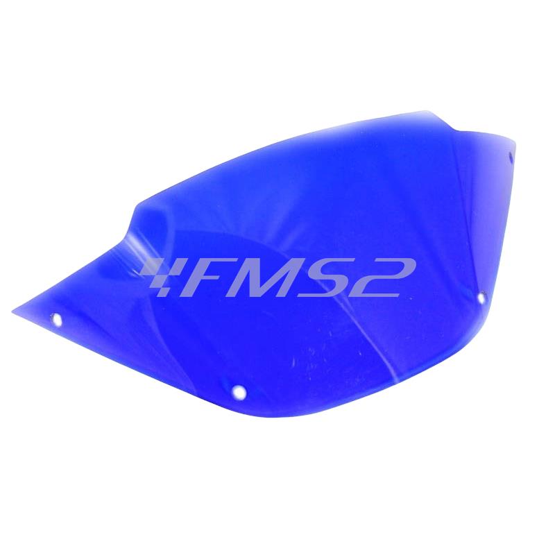 Spoiler top performance per cupolino manubrio MBK Booster Spirit tutti i modelli fino al 2003 di colore trasparente blu, ricambio T403601