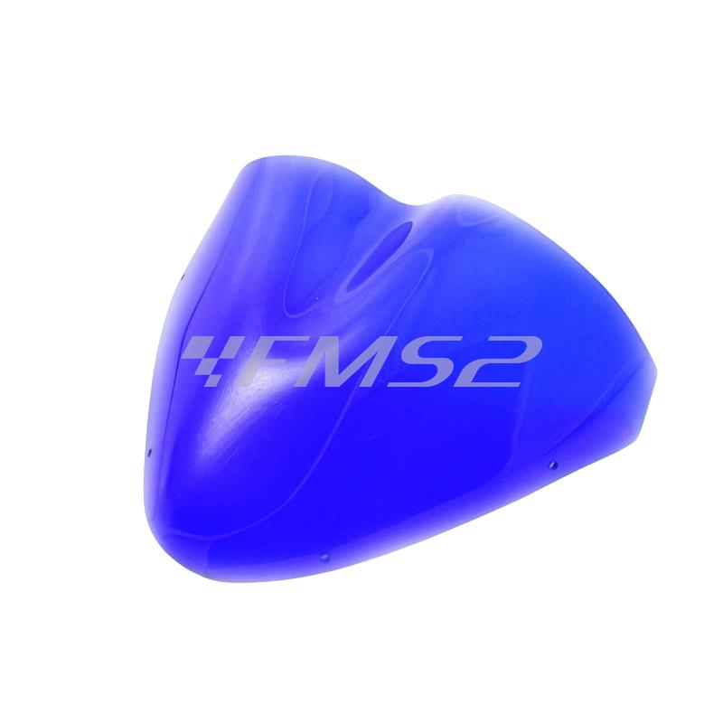 Spoiler top performance per cupolino manubrio MBK Nitro e Yamaha Aerox di colore trasparente blu, ricambio T403611