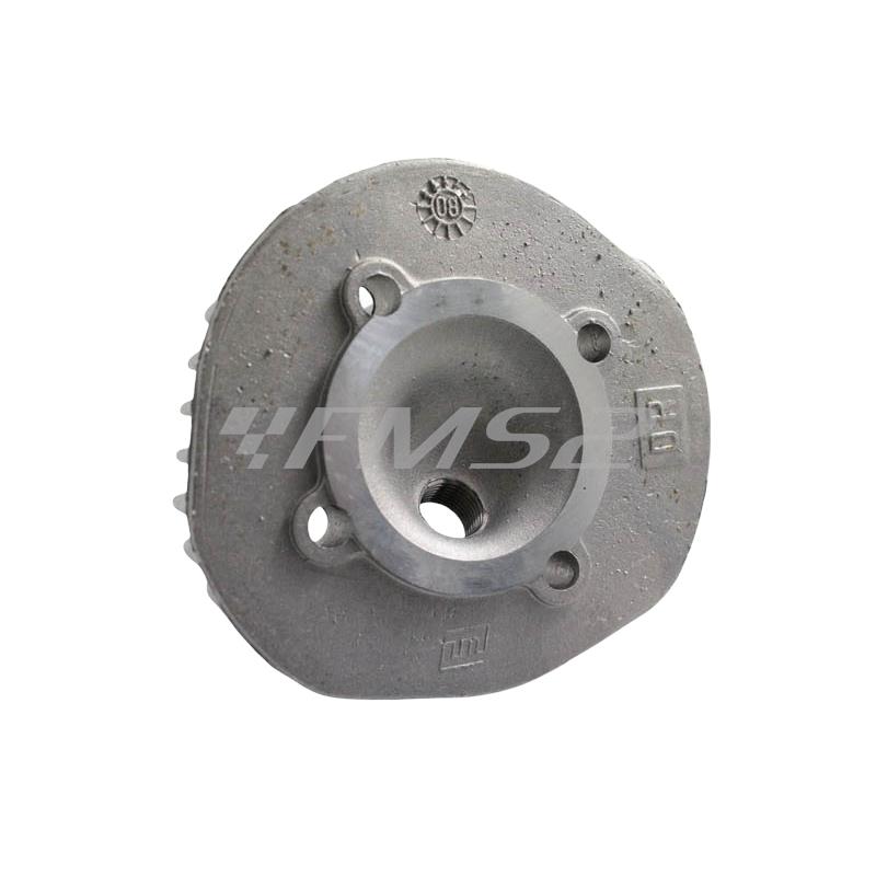 Testa in alluminio DR per gruppi termici 75 cc con diametro 47,0 mm a 3 e 6 travasi per Piaggio vespa 50 e PK50 tutte le versioni, ricambio TS00151