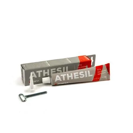 Tubetto pasta grigia Athena Athesil per assemblaggio carter motori in confezione da 80 gr, ricambio M813002000001