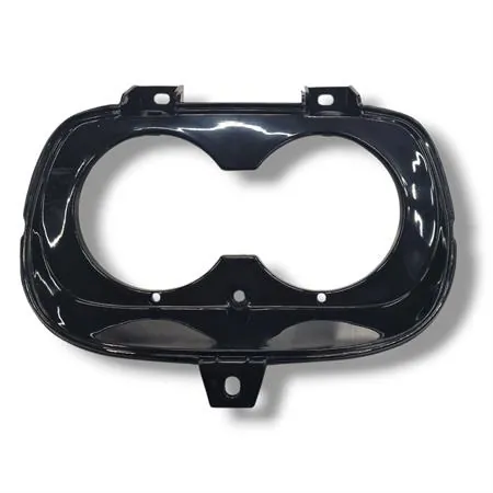 Cornice contorno fanale anteriore TNT 201269 per MBK Booster Spirit e Yamaha BW's fino 2003, plastica nera