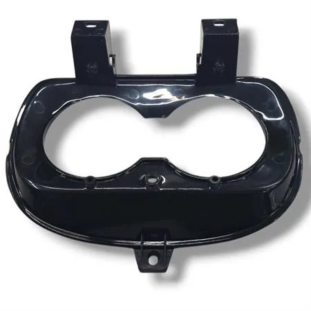 Cornice contorno fanale anteriore TNT 201269 per MBK Booster Spirit e Yamaha BW's fino 2003, plastica nera