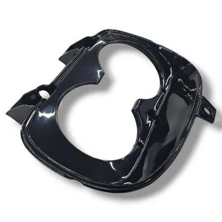 Cornice contorno fanale anteriore TNT 201269 per MBK Booster Spirit e Yamaha BW's fino 2003, plastica nera