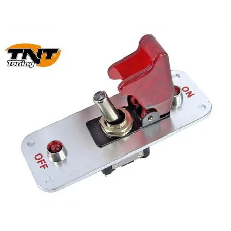 Interruttore aereonautico con sportello colorato TNT, ricambio 208254N