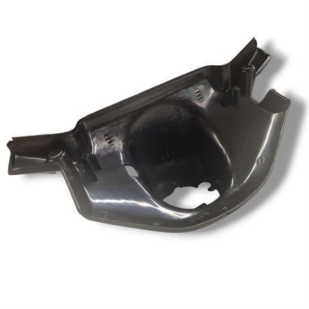 Cupolino interno copri manubrio inferiore in plastica di colore nero metallizzato per scooter  MBK Booster Spirit prodotti dal 1996 fino al 2006, ricambio 366411