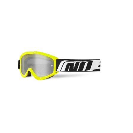 Occhiali da cross e motard modello no-end 3.6, colore giallo, ricambio 448400I