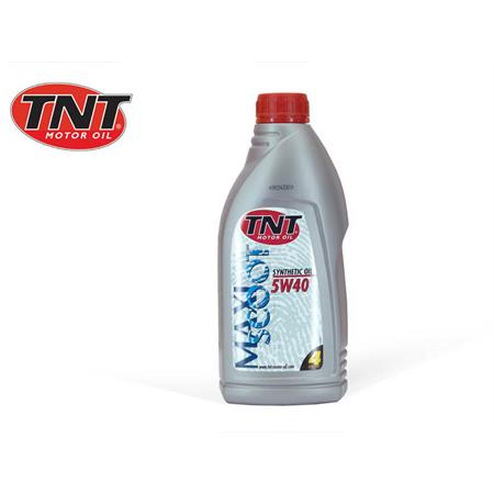 Olio motore 4t TNT motor oil sintetico 5w40 in confezione da 1 litro, ricambio 621045