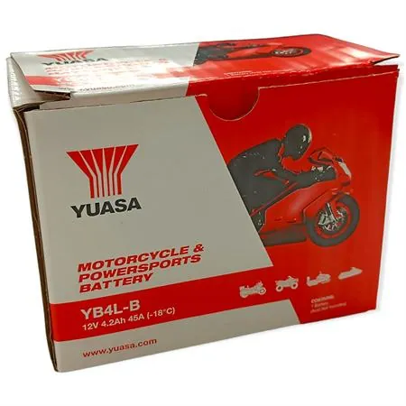 Batteria yuasa yb4l-b, ricambio E01112