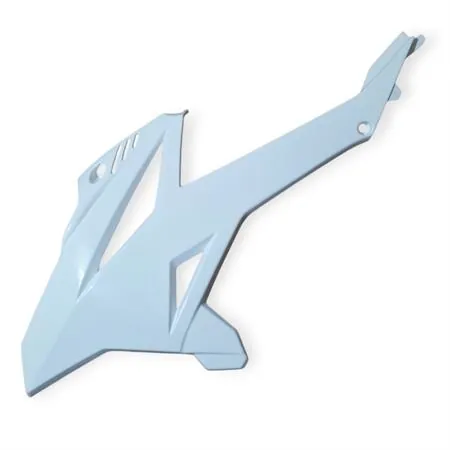 Convogliatore sinistro bianco specifico per BETA ENDURO/MOTARD RR 50 2T 2012-2020 e ENDURO RR 125 4T 2013-2016, ricambio 024.43.000.10.51