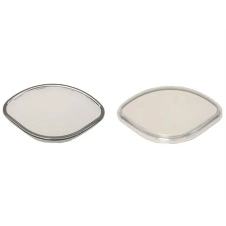 Kit cornice cromata e vetro trasparente per contachilometri Vespa 125-150-gl-gs-180 ss. sim. 084802 e 084803 (CIF), ricambio 15221