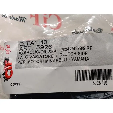 Paraolio 20x42/43x8/9rp lato frizione mo, ricambio 5926