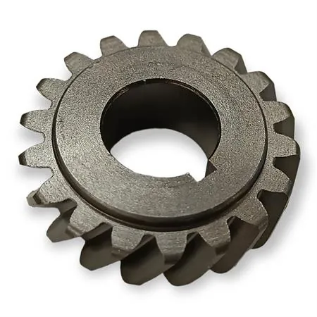 Campana frizione trasmissione Z 18x67 con denti elicoidali e parastrappi per montaggio motore Piaggio Ape e Vespa 50 cc, ricambio CIF 5990