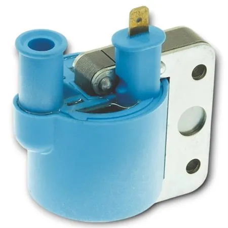 Bobina alta tensione esterna CIF high quality con garanzia di funzionamento made in Italy specifica per ciclomotori e Vespa Piaggio con accensione a puntine, ricambio 7142-HQ