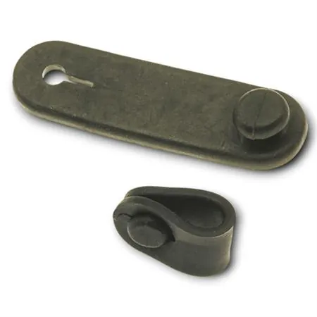 Fascetta in gomma CIF per fermare le guaine freni e acceleratore al manubrio dei ciclomotori Piaggio Ciao, Si, Bravo, SuperBravo, Boxer, Grillo, CBA, ricambio 7412