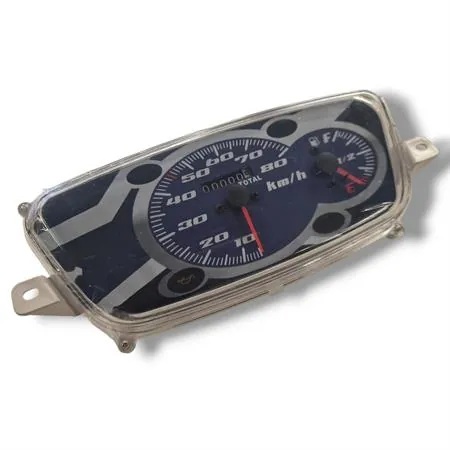 Strumentazione contachilometri One tipo originale completa di vetro intercambiabile con versione originale Magneti Marelli o Pricol montate su Mbk Booster e Yamaha Bw's 50 prodotti dal 2004 in poi, ricambio 77164022