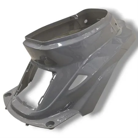 Kit carene 4 pezzi One Italia di colore grigio Nardò per scooter MBK Booster spirit e Yamaha original Bw's prodotti fino al 2003, ricambio 77366429