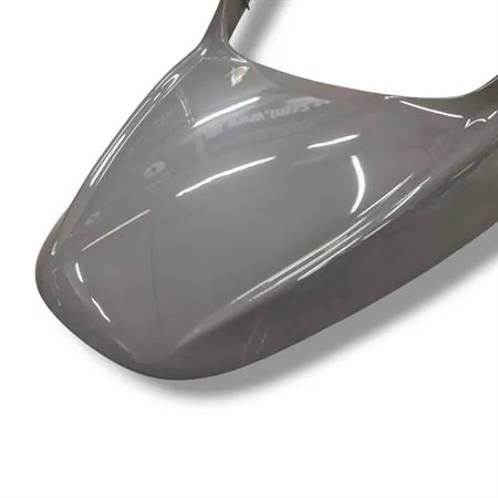 Kit carene 4 pezzi One Italia di colore grigio Nardò per scooter MBK Booster spirit e Yamaha original Bw's prodotti fino al 2003, ricambio 77366429