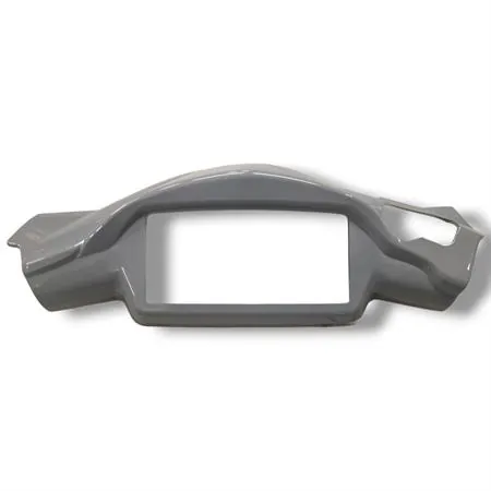 Kit carene 4 pezzi One Italia di colore grigio Nardò per scooter MBK Booster spirit e Yamaha original Bw's prodotti fino al 2003, ricambio 77366429