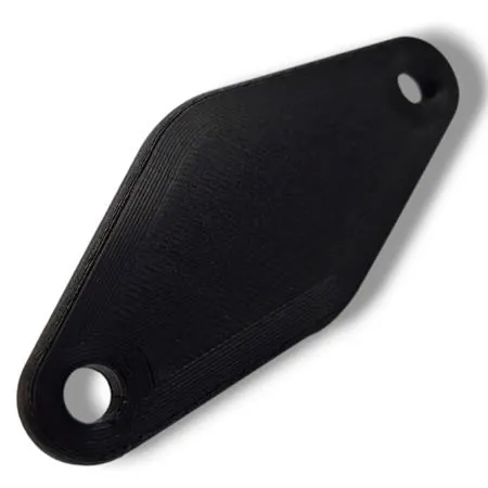 Tappo in plastica 3D per chiusura foro carter motore alloggiamento motorino avviamento scooter Minarelli con or e viti fissaggio, ricambio TAPPOMOTAVVSC