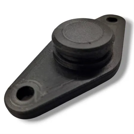 Tappo in plastica 3D per chiusura foro carter motore alloggiamento motorino avviamento scooter Minarelli con or e viti fissaggio, ricambio TAPPOMOTAVVSC