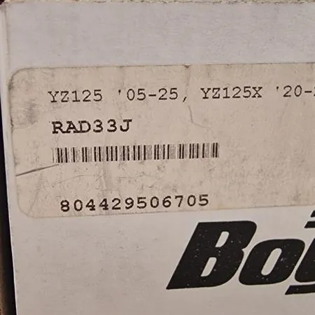 Pacco lamellare BOYESEN specifico per Yamaha YZ 125 2005-2026, YZ 125 X 2020-21 e Fantic XE/XX 125 2021, ricambio BOYRAD-33J