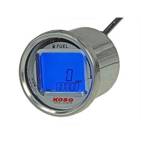 Strumentazione contachilometri Koso tondo lcd benzina, velocità e chilometri, ricambio KOBA550B51