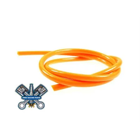 Tubo benzina in gomma siliconica colore arancione, rotolo con prezzo al metro, (Motoforce), ricambio MF4800825