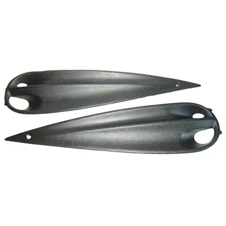 Prese d'aria originali Malaguti in plastica nero glitterato per scooter Malaguti Phantom F12 restyling aria e liquido, ricambio 07144403