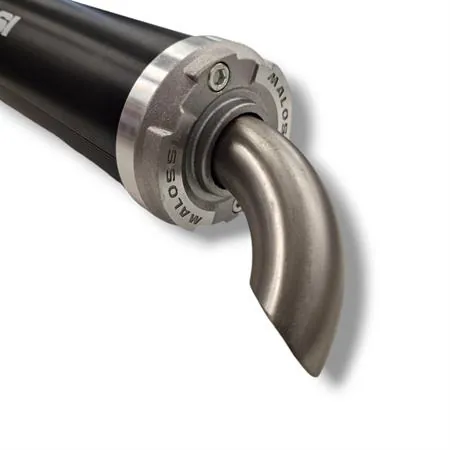 Marmitta Malossi scooter Racing MHR TEAM 3 con silenziatore nero e specifica per gruppi termici Malossi 47 mm  70 cc scooter con motore Minarelli orizzontale liquido, ricambio 3219559