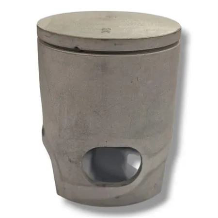 Pistone Malossi MHR selezione A con diametro 40,3 mm e spinotto 12 mm mono fascia rettangolare cromata per gruppi termici Malossi in alluminio Minarelli AM6, ricambio 3412203A0