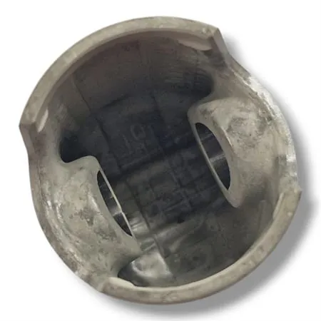 Pistone Malossi MHR selezione A con diametro 40,3 mm e spinotto 12 mm mono fascia rettangolare cromata per gruppi termici Malossi in alluminio Minarelli AM6, ricambio 3412203A0