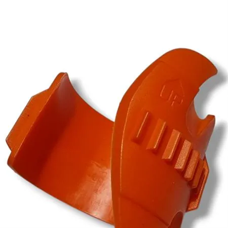 Attrezzo pulizia paraoli e parapolvere forcelle da ø 45mm a ø 55mm di colore arancione, ricambio AT2270A